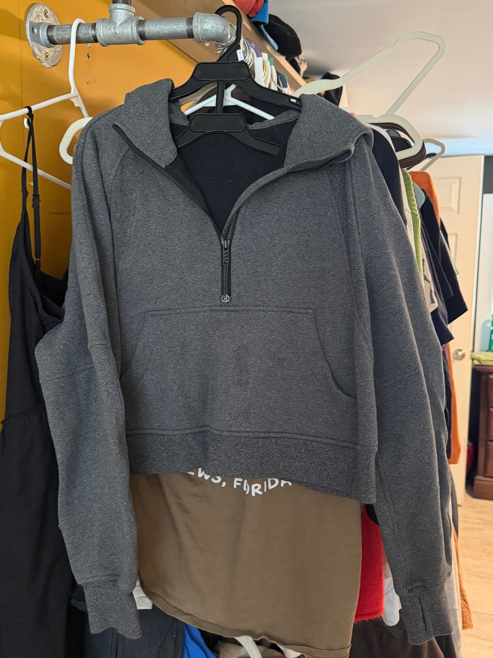 Lululemon half zip scuba hoodie